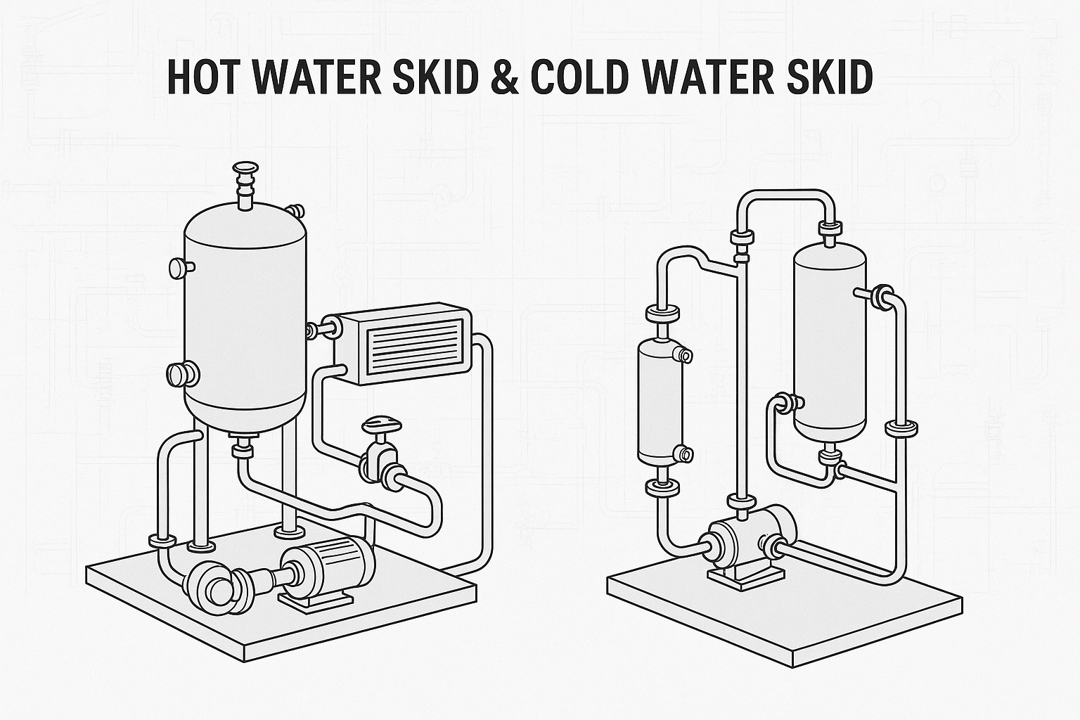 Hot Water Skid & Cold-Water Skid